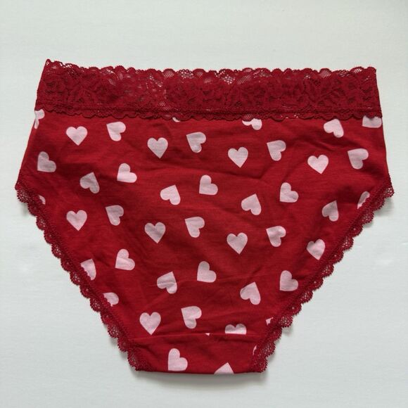NWT State of Day Vday Hipster Panty Lace Trim Cotton Modal Underwear 5 Colors - Picture 2 of 8